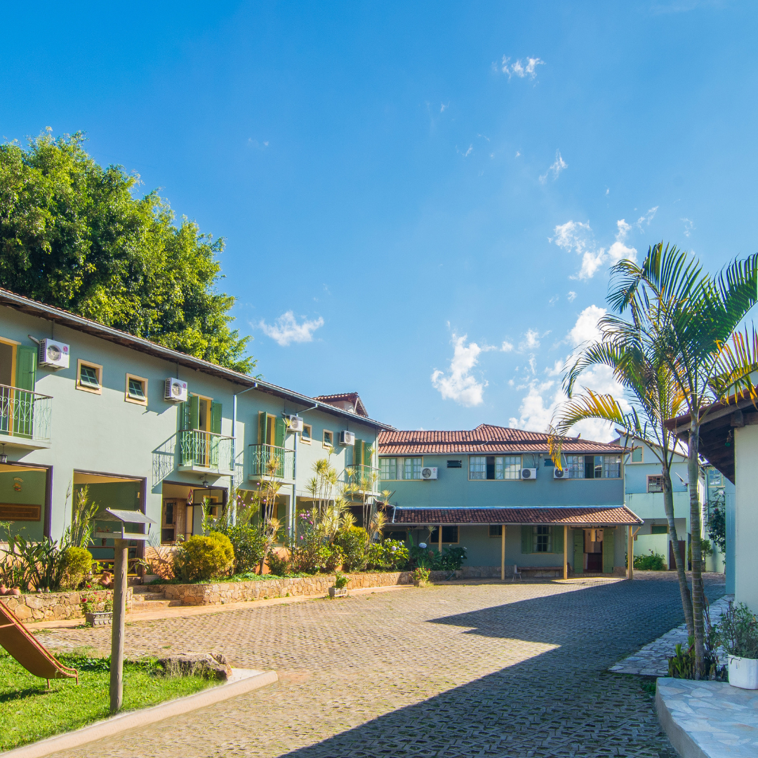 Um jardim no coração colonial